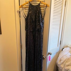 BHLDN full length sequin dress